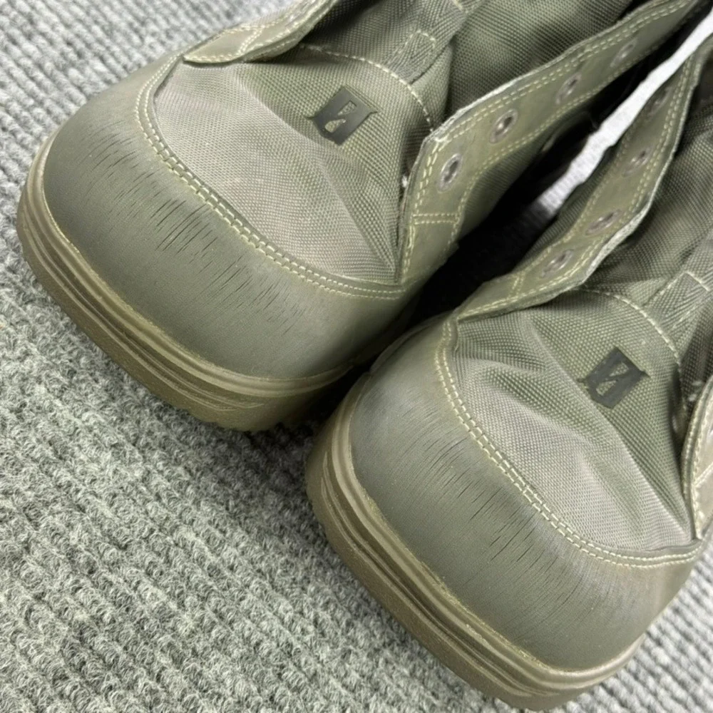 Viktos Johnny Combat Waterproof Boots Mens 11 Ranger Green Tactical No Laces